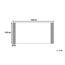 Beliani Plaid TANGIER - Groen Katoen -Beliani a8f9969d52534b5db0d85edbd2c97d1a