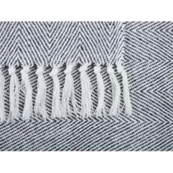 Beliani Plaid TANGIER - Zwart Katoen 2 Beliani Plaid TANGIER - Zwart Katoen -Beliani a97515c61d0c4153a944435d7d8141d0