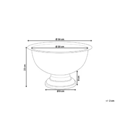 Beliani Decoratieve Schaal TIWANAKU - Zilver Aluminium 2 Beliani Decoratieve Schaal TIWANAKU - Zilver Aluminium -Beliani aa6e4d4271814c18906e3001332fc5dd