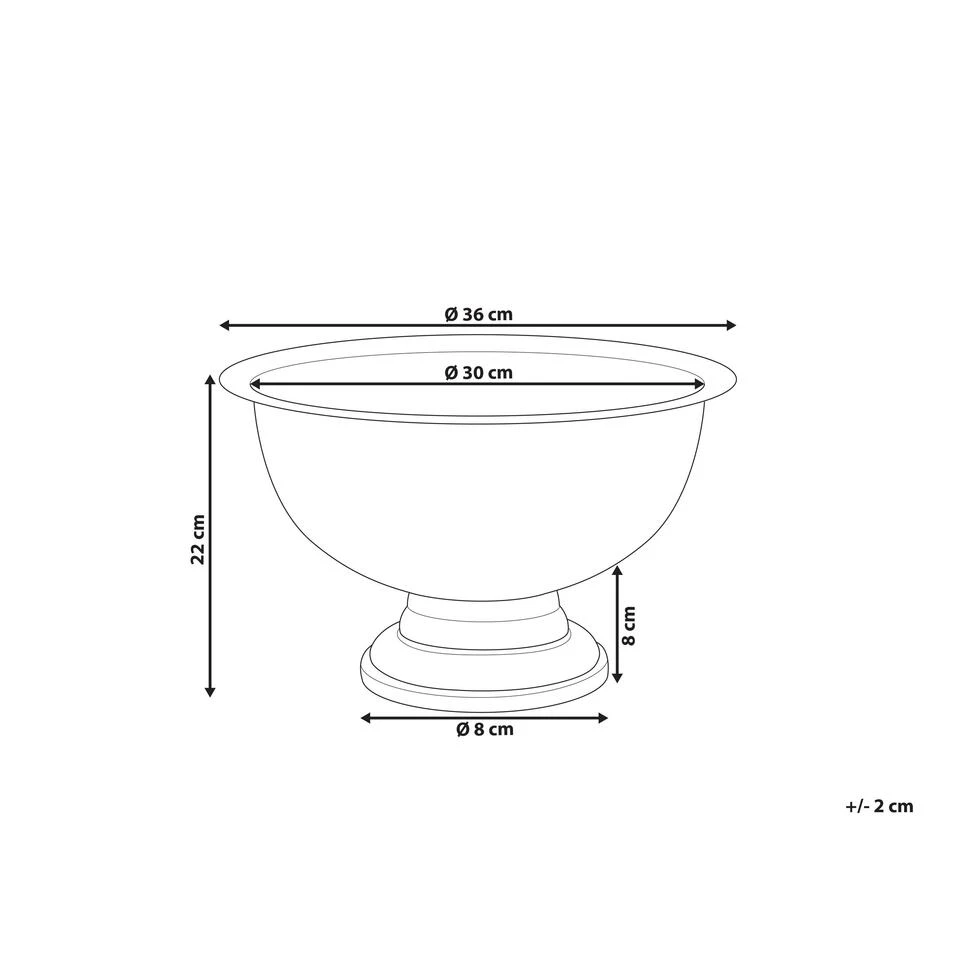 Beliani Decoratieve Schaal TIWANAKU - Zilver Aluminium Beliani Decoratieve Schaal TIWANAKU - Zilver Aluminium -Beliani aa6e4d4271814c18906e3001332fc5dd