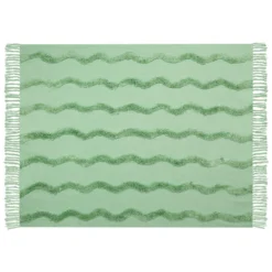 Beliani Plaid KHARI - Groen Katoen 3 Beliani Plaid KHARI - Groen Katoen -Beliani ab1b08d5be3f4cfcae6889df4ed986dd