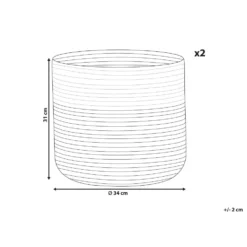 Beliani Mand ARDESEN - Beige Katoen -Beliani adfd67b8b7324182baaaa86b6c982403