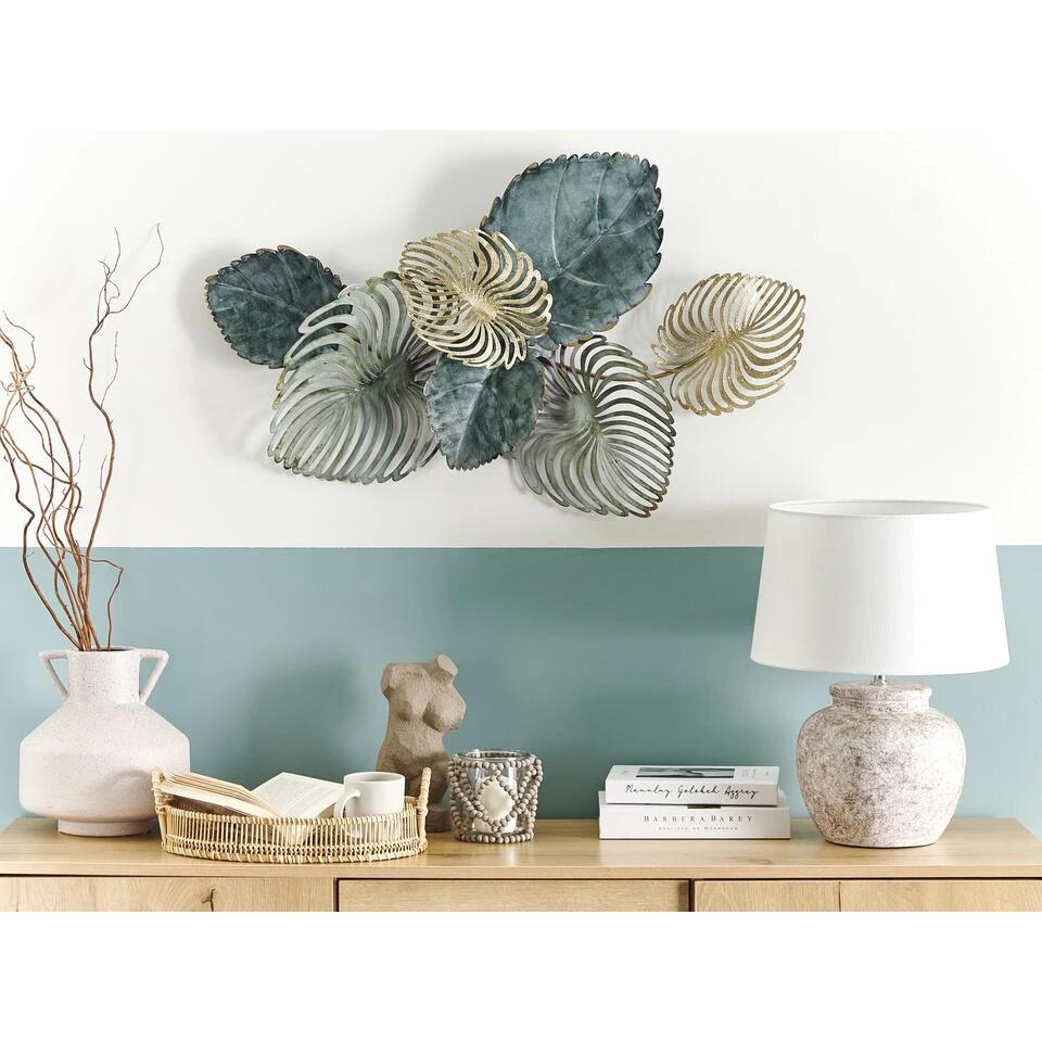 Beliani Wanddecoratie MAGNESIUM - Blauw Ijzer Beliani Wanddecoratie MAGNESIUM - Blauw Ijzer -Beliani af75f76704384d0687c9ffaaa21b10af