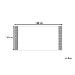 Beliani Plaid YAMALAK - Grijs Acryl -Beliani b3a18f421c0f46559b3b968712485d1b