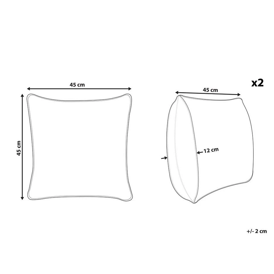 Beliani Sierkussen CIDE - Blauw Polyester Beliani Sierkussen CIDE - Blauw Polyester -Beliani b61766da2266466882ce95b84bd8c149