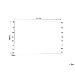 Beliani Plaid UNNAO - Wit Katoen 2 Beliani Plaid UNNAO - Wit Katoen -Beliani ba0cc50d72084c1798f34564c89bc4c0