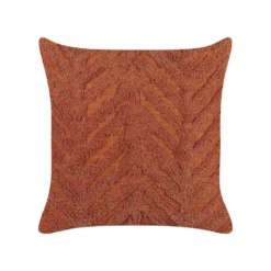 Beliani Sierkussen LEWISIA - Oranje Katoen -Beliani ba97a06cc3c4435bbff240099fe65444