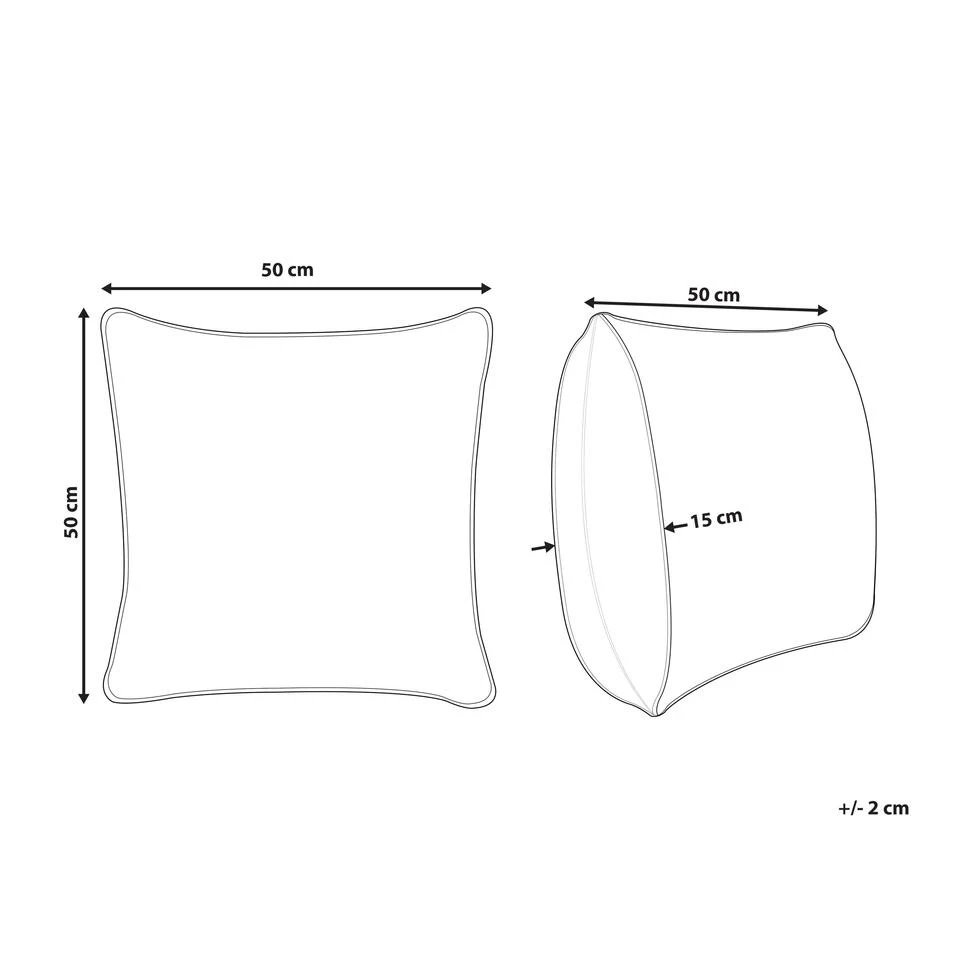 Beliani Sierkussen OUJDA - Roségoud Katoen Beliani Sierkussen OUJDA - Roségoud Katoen -Beliani bd0a9689ad71440f93756c1d6c31653b