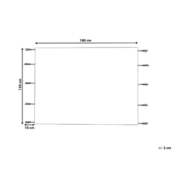 Beliani Plaid DEOGHAR - Beige Katoen 2 Beliani Plaid DEOGHAR - Beige Katoen -Beliani bda6f59726b24c3a850e1a2bcc679a61