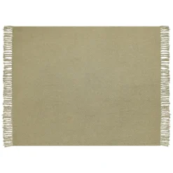 Beliani Plaid YARSA - Groen Katoen -Beliani bdd90d98f1e5485c9ebd8072b60e182d