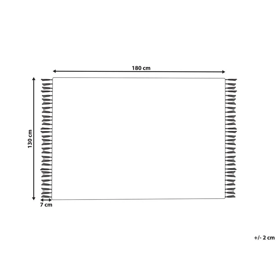 Beliani Plaid HOSPET - Beige Katoen Beliani Plaid HOSPET - Beige Katoen -Beliani bece2cd67b694778a381f6c38851965a