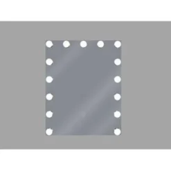 Beliani Badkamerspiegel LUCENAY - Zilver Ijzer 2 Beliani Badkamerspiegel LUCENAY - Zilver Ijzer -Beliani c02dcf4c771e41b1800359b9edf0a24b