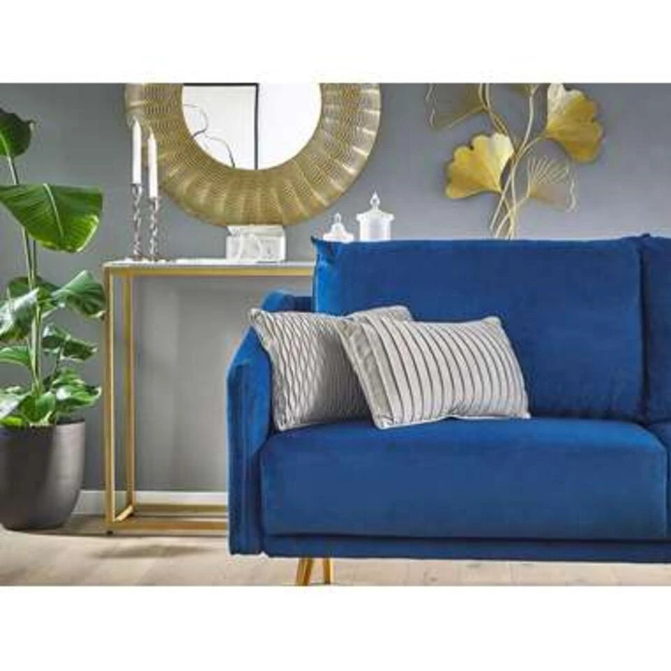 Beliani Sierkussen KOMANA - Grijs Polyester Beliani Sierkussen KOMANA - Grijs Polyester -Beliani c0bcccd394b941c4ae17fa4d197f754f