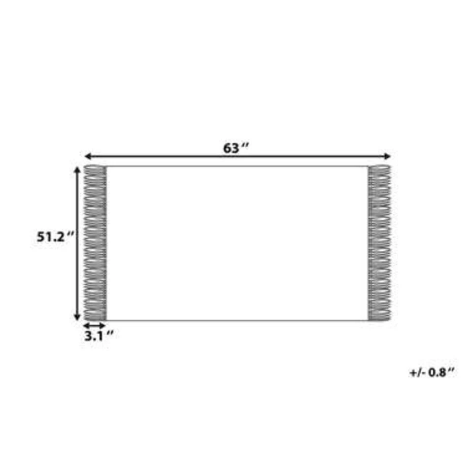 Beliani Plaid TANGIER - Roze Katoen Beliani Plaid TANGIER - Roze Katoen -Beliani c39b96c4518a41668e9daa85fb059253