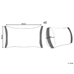 Beliani Sierkussen BOATH - Beige Polyester -Beliani c6ab199572de49189f5e2dab1704d0fb