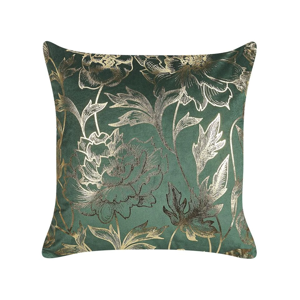 Beliani Sierkussen DAFFODIL - Groen Fluweel Beliani Sierkussen DAFFODIL - Groen Fluweel -Beliani c865c67efc2c4a2bb068ac1aed209e07