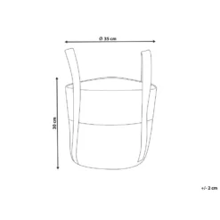 Beliani Mand SONIPAT - Natuurlijk Jute, Katoen -Beliani c9f515b81b004aee852a072a66ed3d5c