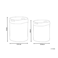 Beliani Mand KARDH - Wit Katoen -Beliani cfe37cf0827a4d5d973e289de51fdec2