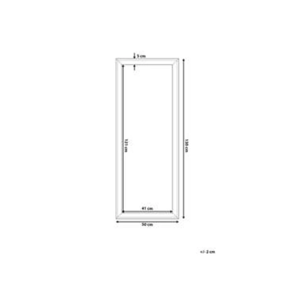 Beliani Wandspiegel BENON - Wit Synthetisch Materiaal Beliani Wandspiegel BENON - Wit Synthetisch Materiaal -Beliani d0eced3509754fd3a919b10891b9bcb6