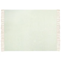 Beliani Plaid MITYAL - Groen Katoen -Beliani d0fc9fb01abc44cead17f5cdbb4ee518