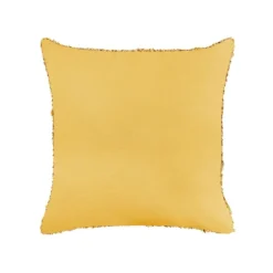 Beliani Sierkussen RHOEO - Geel Katoen -Beliani d354c22898f24985bf3cfbf5b70fe662