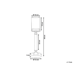 Beliani Kandelaar ABBEVILLE - Goud Glas, Metaal 2 Beliani Kandelaar ABBEVILLE - Goud Glas, Metaal -Beliani d46443afafc64214a62316f5a1237637