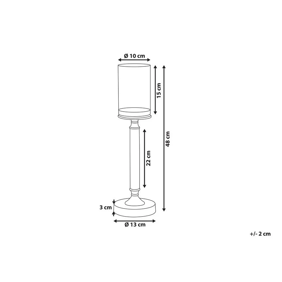 Beliani Kandelaar ABBEVILLE - Goud Glas, Metaal Beliani Kandelaar ABBEVILLE - Goud Glas, Metaal -Beliani d46443afafc64214a62316f5a1237637