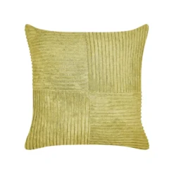 Beliani Sierkussen MILLET - Groen Corduroy -Beliani d52da2a62d8a42e6ad9cf1bf338caa5b