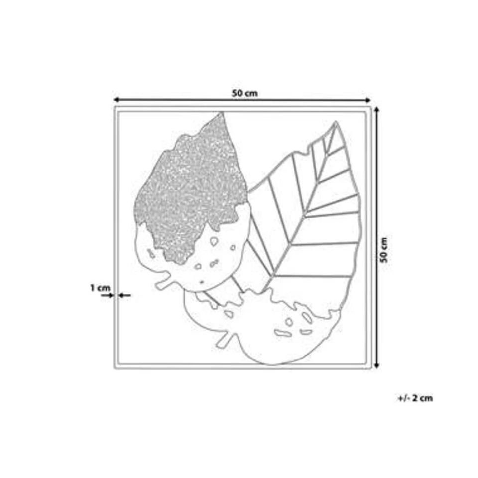 Beliani Wanddecoratie RHENIUM - Multicolor Metaal Beliani Wanddecoratie RHENIUM - Multicolor Metaal -Beliani d7dda6cc82b14212a83e111aed7a71fc