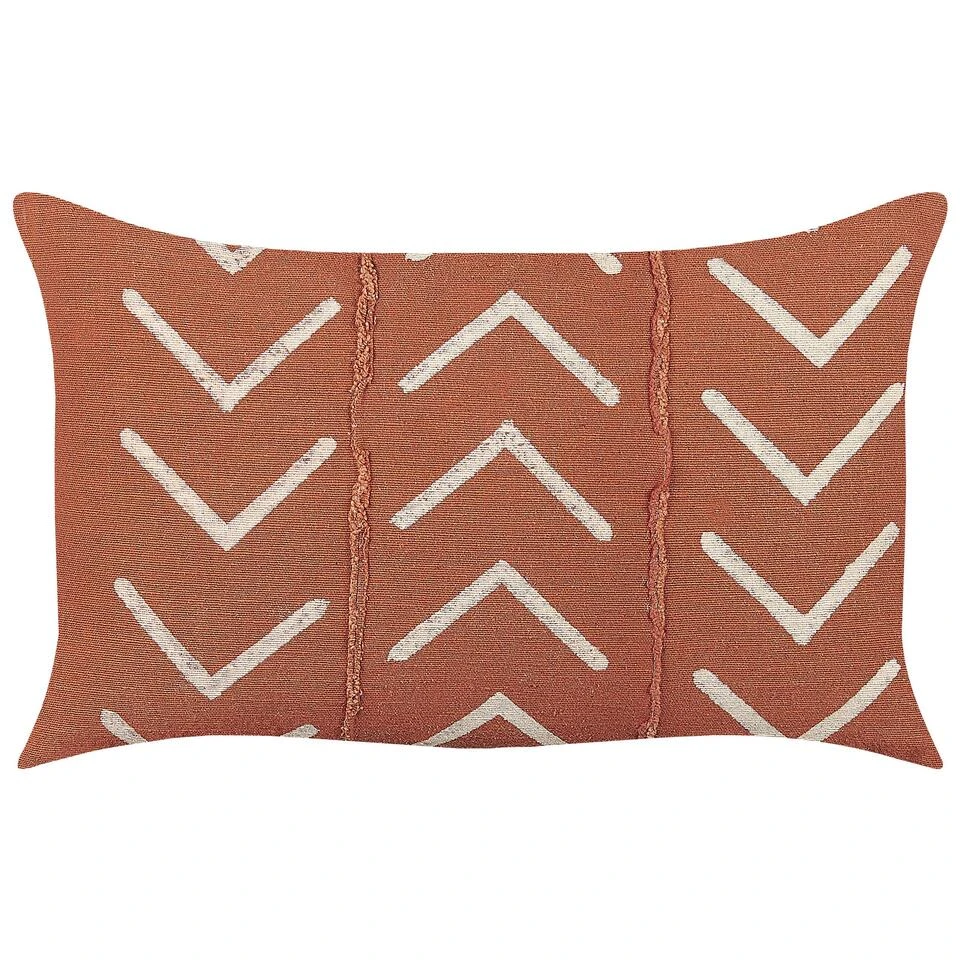 Beliani Sierkussen ALBIUM - Oranje Katoen Beliani Sierkussen ALBIUM - Oranje Katoen -Beliani d7e6ab36ac5f4faa9548eac672092332