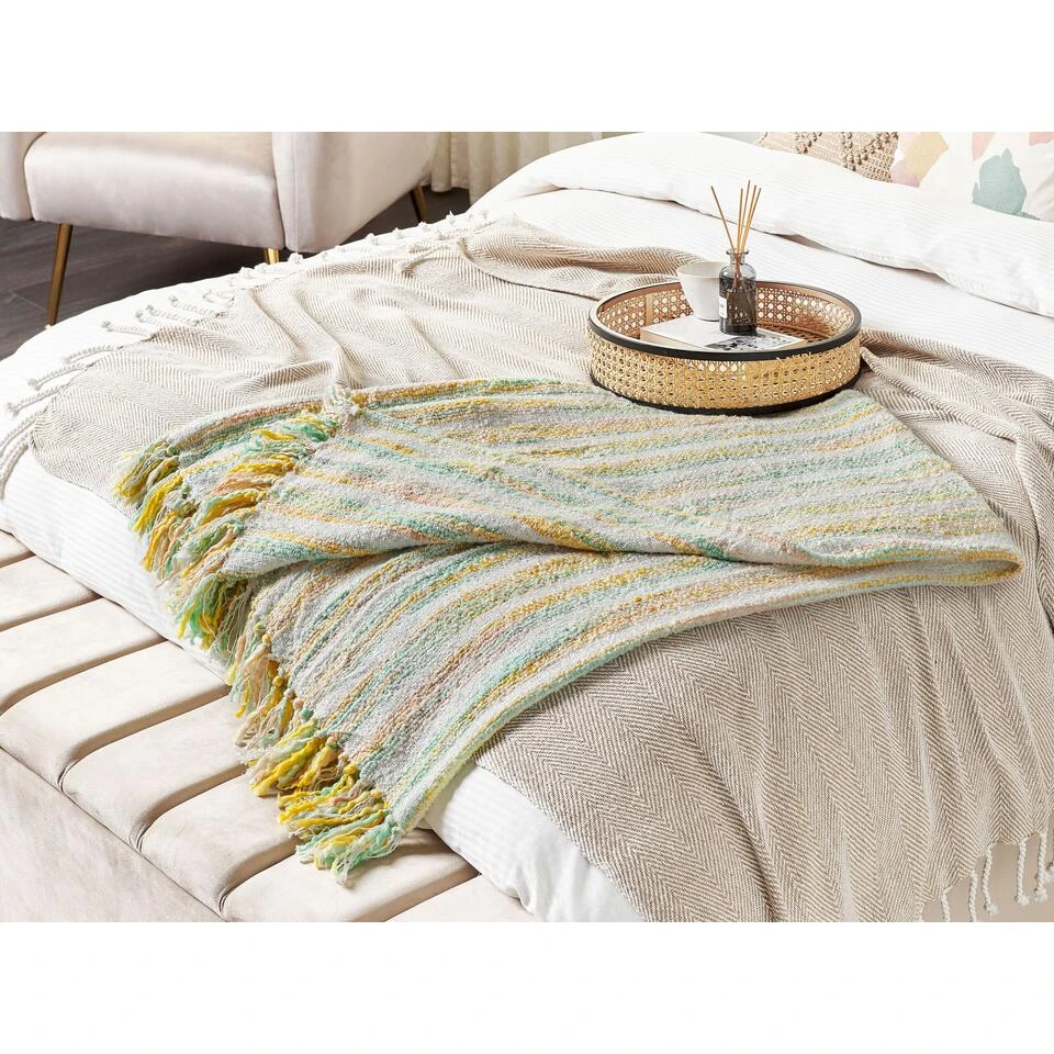 Beliani Plaid NUWAR - Multicolor Acryl Beliani Plaid NUWAR - Multicolor Acryl -Beliani d863e1f01af147afaaba15709204e706