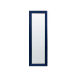 Beliani Staande Spiegel LAUTREC - Blauw Fluweel -Beliani d996b643c25242ad85c65879184fe1ac
