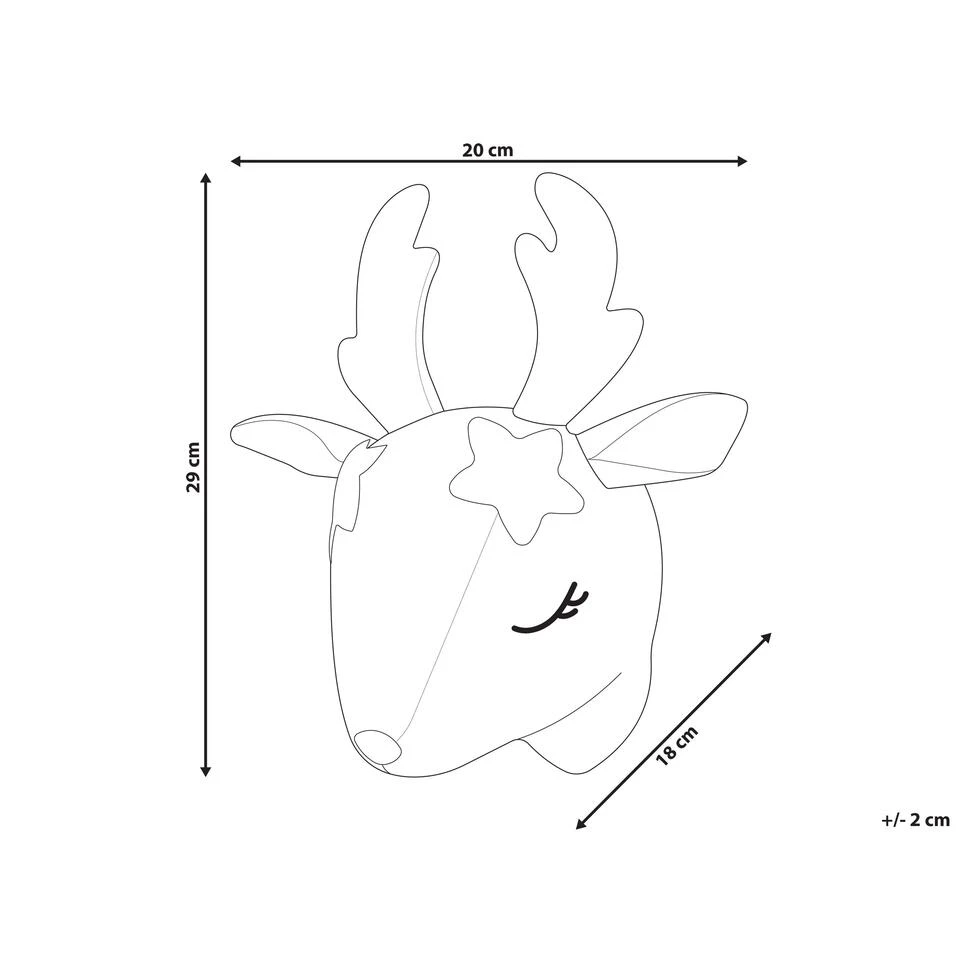 Beliani Wanddecoratie SUZY - Wit Katoen Beliani Wanddecoratie SUZY - Wit Katoen -Beliani daaaba50ee794025b21cccf5d5714cf5