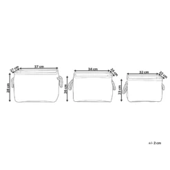 Beliani Mand DARQAB - Beige Polyester 2 Beliani Mand DARQAB - Beige Polyester -Beliani db8fd67750124a7abc62b35f59c25119 1