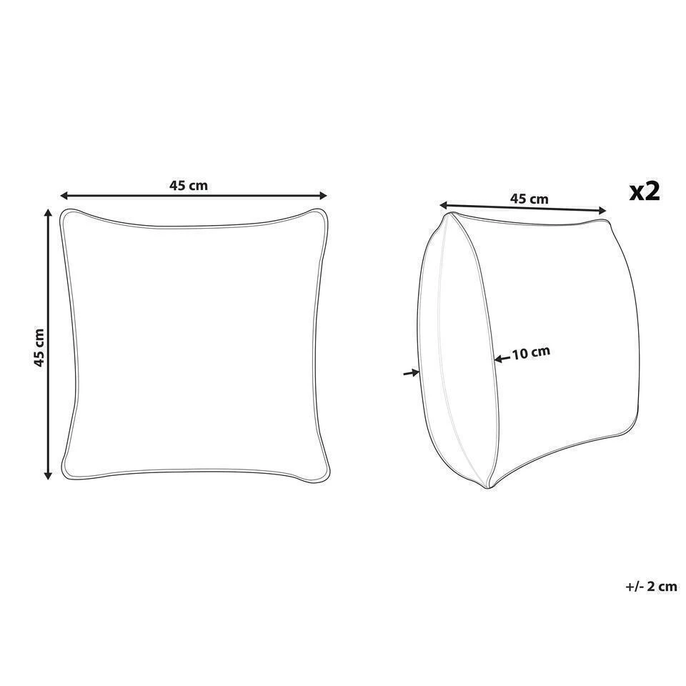 Beliani Sierkussen PROTEA - Multicolor Fluweel Beliani Sierkussen PROTEA - Multicolor Fluweel -Beliani dbaafb8a98864043b1a9a3b9d60c7c69 10