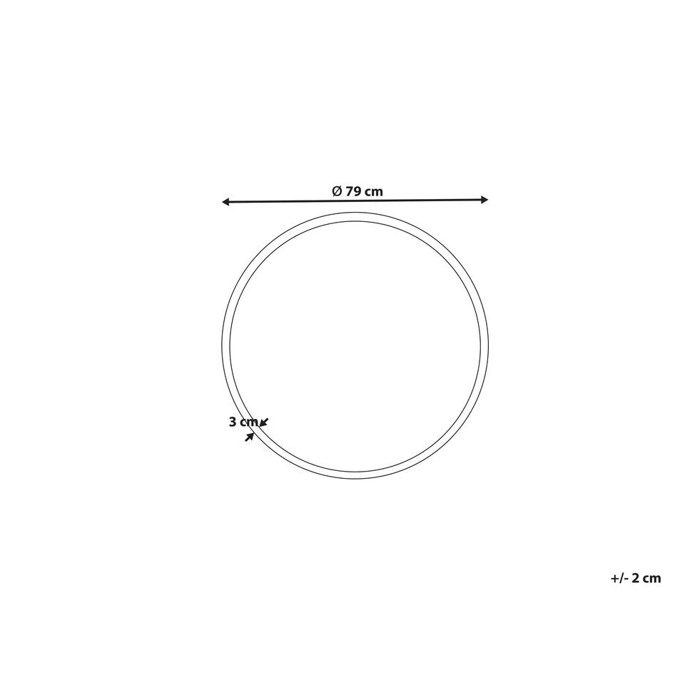 Beliani Badkamerspiegel DEAUVILLE - Zilver Glas Beliani Badkamerspiegel DEAUVILLE - Zilver Glas -Beliani dd5bfcbcfad84b54b57170f7ff076509