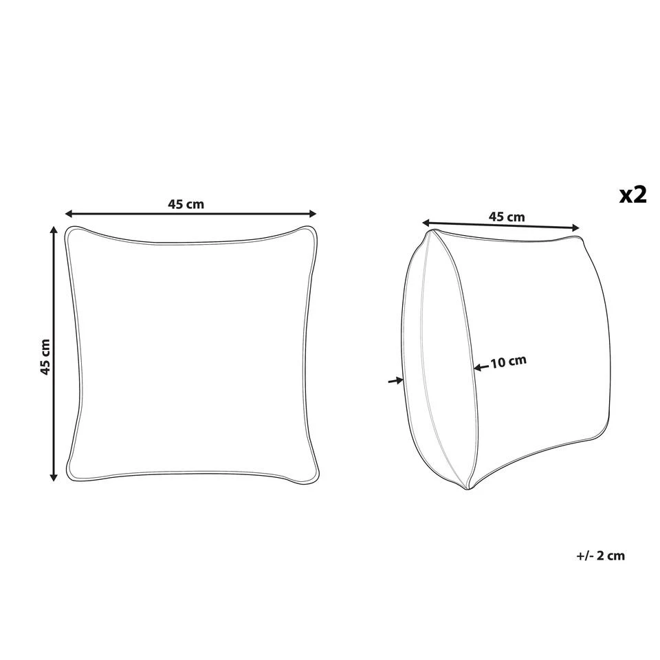 Beliani Sierkussen MARADY - Bruin Leer, Katoen Beliani Sierkussen MARADY - Bruin Leer, Katoen -Beliani ddaedbff6c5f41e184e16546cee41e35