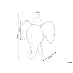 Beliani Wanddecoratie BADOU - Grijs Vilt, Katoen 2 Beliani Wanddecoratie BADOU - Grijs Vilt, Katoen -Beliani e5248d99af5e4f3d92eeb0f9b35879f6