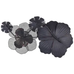 Beliani Wanddecoratie SCANDIUM - Rood Ijzer -Beliani e624bc0acc7f464594418e235f662d03