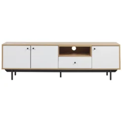 Beliani TV-kast ITACA - Lichte Houtkleur Vezelplaat 3 Beliani TV-kast ITACA - Lichte Houtkleur Vezelplaat -Beliani ea7d9461b750421c9382da9138b243dd