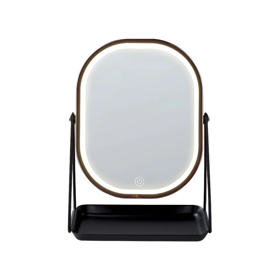 Beliani Make-up Spiegel DORDOGNE - Roségoud Metaal Beliani Make-up Spiegel DORDOGNE - Roségoud Metaal -Beliani eaba77d4efc74009a99ea6a2db07571c