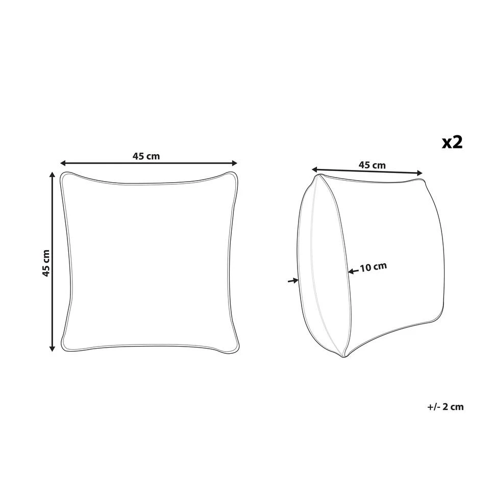 Beliani Sierkussen CALIBRACHOA - Beige Polyester, Katoen Beliani Sierkussen CALIBRACHOA - Beige Polyester, Katoen -Beliani ebc996c6af5a40cc8033f7cb2bc07e13 1