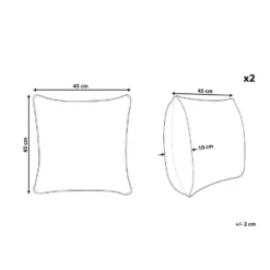 Beliani Sierkussen MOONFLOWER - Beige Polyester, Katoen 2 Beliani Sierkussen MOONFLOWER - Beige Polyester, Katoen -Beliani ebc996c6af5a40cc8033f7cb2bc07e13 2