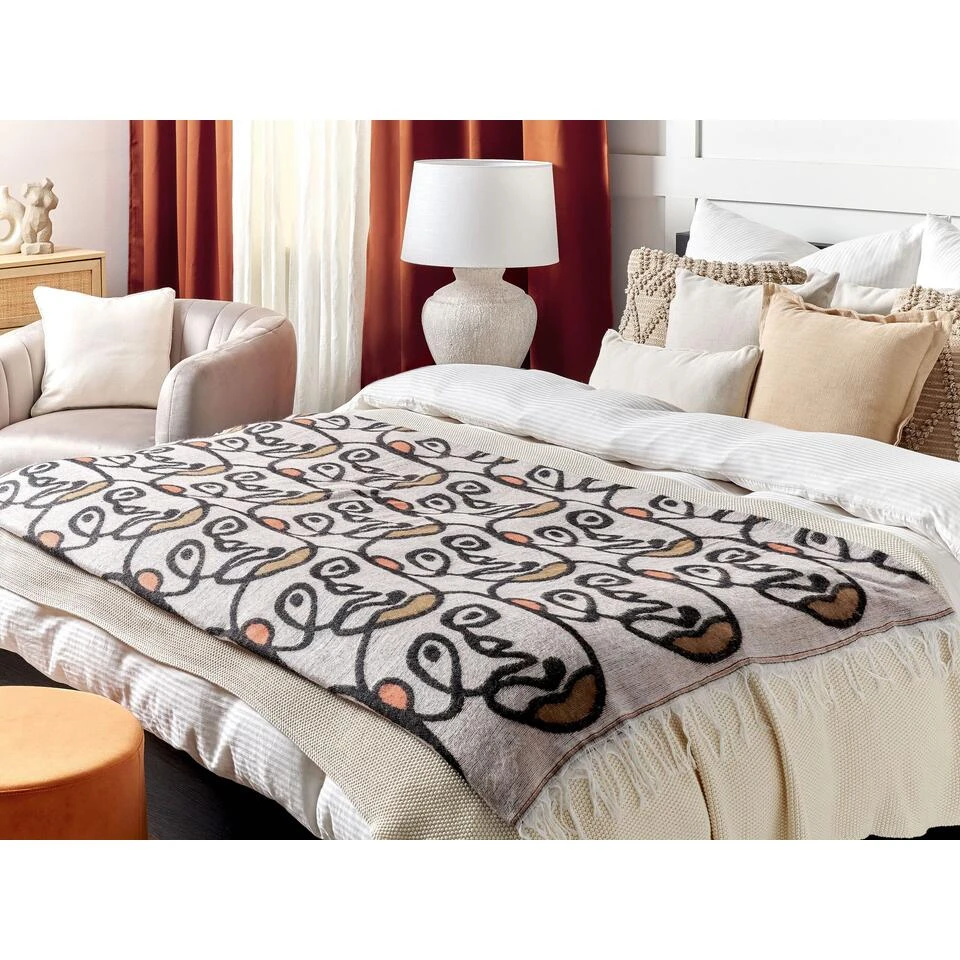 Beliani Plaid JAMUNE - Multicolor Acryl, Polyester Beliani Plaid JAMUNE - Multicolor Acryl, Polyester -Beliani ec0d2b0f214f44569498736350e858da