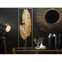 Beliani Wanddecoratie PALLADIUM - Goud Metaal 3 Beliani Wanddecoratie PALLADIUM - Goud Metaal -Beliani ed152554a9c54e6ea0fe6c8359f58c63