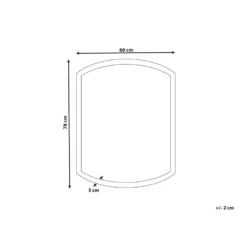 Beliani Badkamerspiegel BEZIERS - Zilver Glas 2 Beliani Badkamerspiegel BEZIERS - Zilver Glas -Beliani ed2fb1fb9e9e47eb80f2643b7f8b046a
