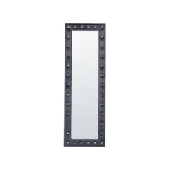 Beliani Staande Spiegel ANSOUIS - Grijs Fluweel 3 Beliani Staande Spiegel ANSOUIS - Grijs Fluweel -Beliani f55b752443394614a0cb35df01ef07c1