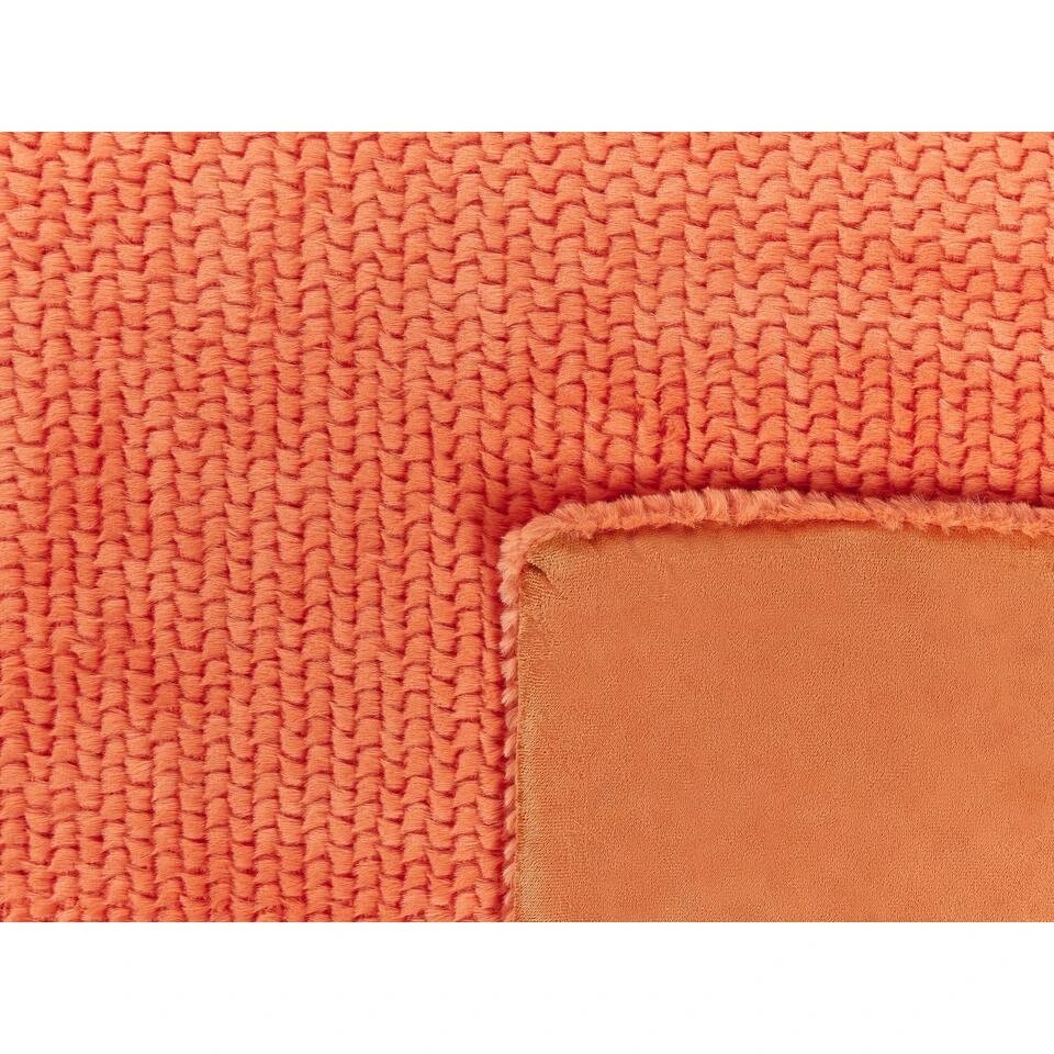 Beliani Plaid BJAS - Oranje Polyester Beliani Plaid BJAS - Oranje Polyester -Beliani f6693187345e48bdade34d215dee1208