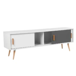 Beliani TV-kast INDIANA - Wit Mdf -Beliani f70496820c2445118956fc18c573a000