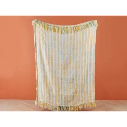 Beliani Plaid NUWAR - Multicolor Acryl 3 Beliani Plaid NUWAR - Multicolor Acryl -Beliani f7502d8d42a947bba2dee9eda776fa32